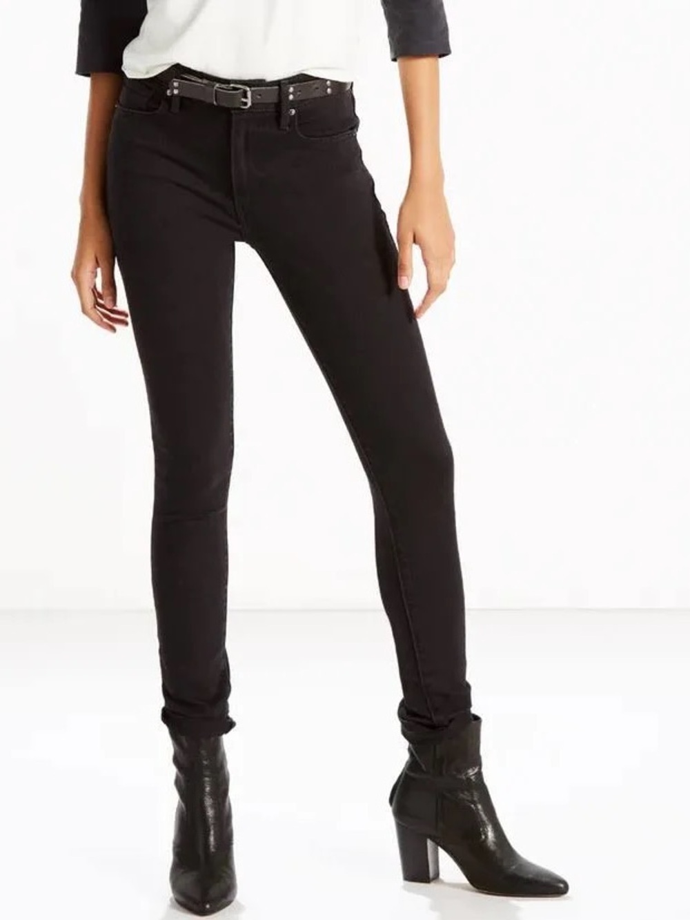 Levi's Black Women's Skinny Jeans - High-Rise Stretch 721